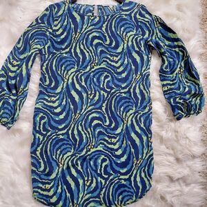 - Amanda Uprichard silk shift dress